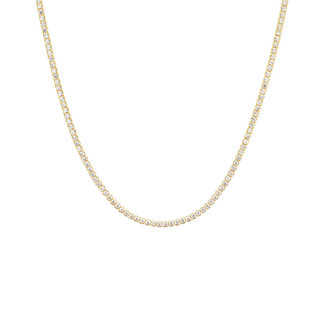 TENNIS CHAIN GOLD NECKLACE
