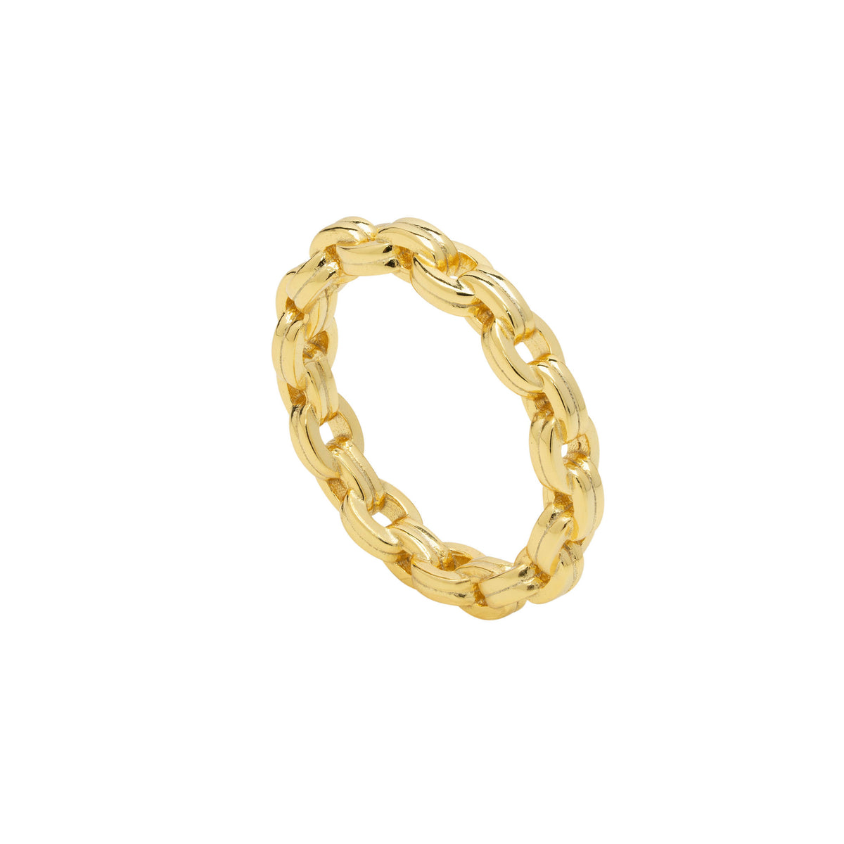 LINKED GOLD RING