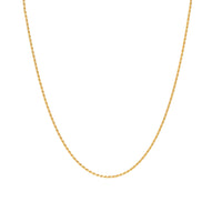 TWISTED CHAIN GOLD NECKLACE